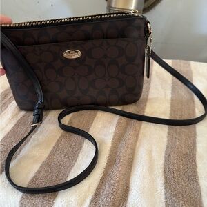 Elegant Brown coach Crossbody Bag